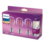 Philips LED-lampa Classic E27 4,3 W 2 700 K klar