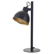 SIGMA Bordslampa Trial, skärm svängbar svart/guld