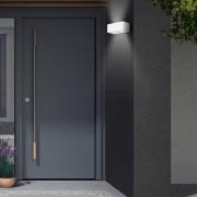 Telefunken LED-utomhusvägglampa Monaco upp/ner vit