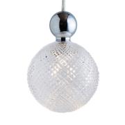 EBB & FLOW Uva L Hängande boll silver klar mini check