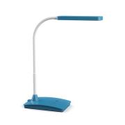 LED-skrivbordslampa MAULpearly, blå, 38 cm, dimbar, CCT
