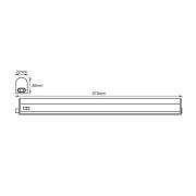 LEDVANCE Batten LED-bänklampa 60cm 3.000K