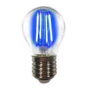 LIGHTME Färgat lysande E27 4W LED-lampa Filament, blå