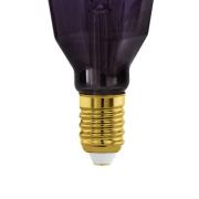 EGLO LED-lampa E27 4W T100 1.800K Filament lila dimbar