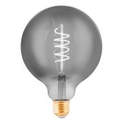 EGLO LED-lampa E27 G125 4W glödtråd svart-transparent