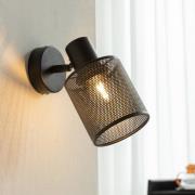 Lindby Stancho Spot, 1 lampa, svart