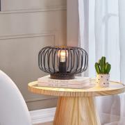 Lindby Krish bordslampa i cage-look, svart