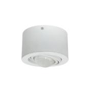 Lindby spotlight Jyla, vit, 4.200 K, Ø 13 cm, lins, aluminium