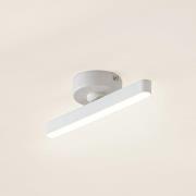 Lindby LED-spotlight Eldrin, vit, 1 lampa, ljuslist