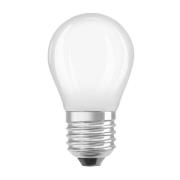 OSRAM LED-lampa droppe E27 1,2W matt 4 000K 255lm