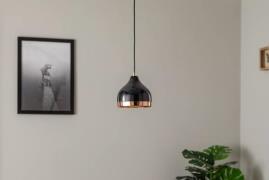 Opviq Hänglampa Yildo 6866 1 lampa Ø17cm svart/koppar
