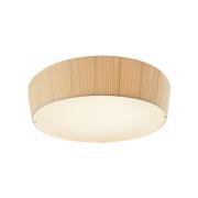 Bover LED-taklampa Plafonet, Ø 60 cm, krämfärgad