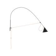 midgard LED-vägglampa AYNO XL, svart/orange 2.700 K 220 cm