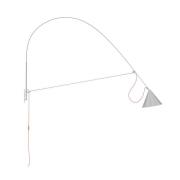 midgard LED-vägglampa AYNO XL, grå/orange, 4.000 K 220 cm