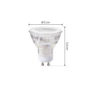 Arcchio LED-lampa GU10 2,5W 4000K 450lm glas set om 10