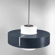 Fabas Luce Hänglampa Loto, svart, Ø 45 cm, metall, glas, E27