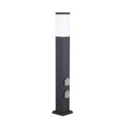 G & L Handels GmbH Väglampa 400166140, höjd 80cm, V2A, antracit, 2 utt...