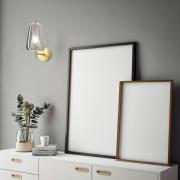 miloox by Sforzin Vägglampa X-Ray, smal skärm Ø 14 cm rökgrå