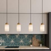 Envostar Talia taklampa, ek/vit, 4fl