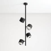 ALDEX Takspotlight 1047PL_L2, 4 lampor, svart