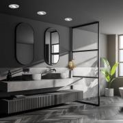 Briloner LED-inbyggnadsspot 7597 3-pack IP65 4 000 K krom