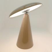 Beacon Lighting Beacon LED-bordslampa Kinoko, brun, IP44, höjd 27 cm