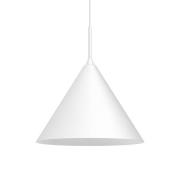 Eko-Light Capital hänglampa, vit, 1 lampa, Ø 32 cm, GX53
