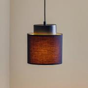 Euluna Pendellampa Soho cylindrisk 1 lampa svart/guld