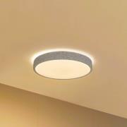 Lindby Smart LED-taklampa Elmor Ø39cm grå RGB CCT Tuya