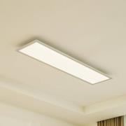 Arcchio LED-panel Lyndra, 120 cm, silver, aluminium, dimbar, CCT
