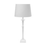 PR Home bordslampa Salong Sofia Lin, vit 55 cm tyg/metall