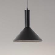 SIGMA Hänglampa Vitrum cone, svart, metall, Ø 26 cm, E27
