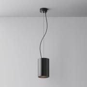 Maytoni LED-hänglampa Efir, svart, Ø 10,5 cm, 33 W, 38°