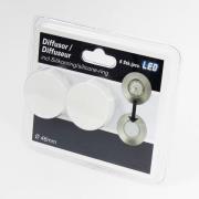 Briloner Diffusorfäste för infällda Attach Plus-armaturer, set om 6