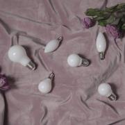 STAR TRADING LED-kronljuslampa E14 2 700 K opal Ra90 3W