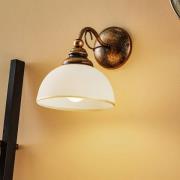 Jupiter Vägglampa Casale med glasskärm
