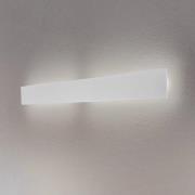 TK Lighting Navi LED-vägglampa, vit, höjd 100 cm, metall, 3.000 K