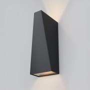 Maytoni LED-utomhusvägglampa Times Square svart