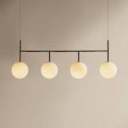 Audo Copenhagen Audo TR Bulb Frame hänglampa, 4 lampor, stålgrå/vit