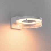 Paulmann Smart Sensor utomhusvägglampa Capera, vit CCT IP44