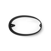 Performance in Lighting Oval utomhusvägglampa Chip svart