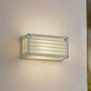 Lucande utomhusvägglampa Aurelien, vit, 12 cm, list, IP54