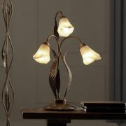 ONLI Alga bordslampa, 3 lampor, järn, glas, Florentine