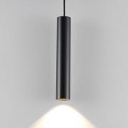 Deko-Light Hänglampa CAN, svart, höjd 35 cm, Ø 6 cm, metall, GU10