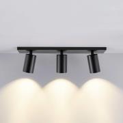 Deko-Light CAN TILT takspotlight, svart, 48 x 9 cm, 3 lampor, metall G...