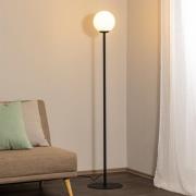 ALDEX Golvlampa Joel, svart/vit, 1 lampa