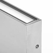 LED-utomhusvägglampa CMD 9071, 17 cm, stål, upp/ner, IP54