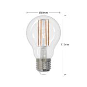 Arcchio LED-filamentlampa E27 6W klar 2.700K dimbar uppsättning om 2
