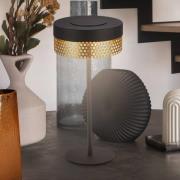 Briloner Booha, svart, metall, IP44, dimbar