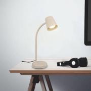 Briloner Bordslampa Skriva, beige, metall, GU10, 38 cm, vridbar